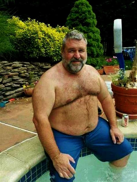 Posted in Men in Speedos. . Chub bear dad